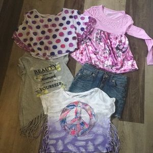 Girl’s 7/8 Justice Lot